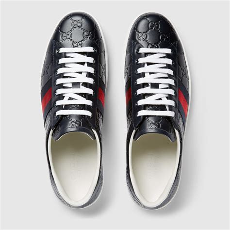 ace gucci signature sneaker|gucci ace sneakers price.